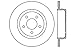 StopTech 128.65096L Sport Cross Drilled Brake Rotor; Rear Left