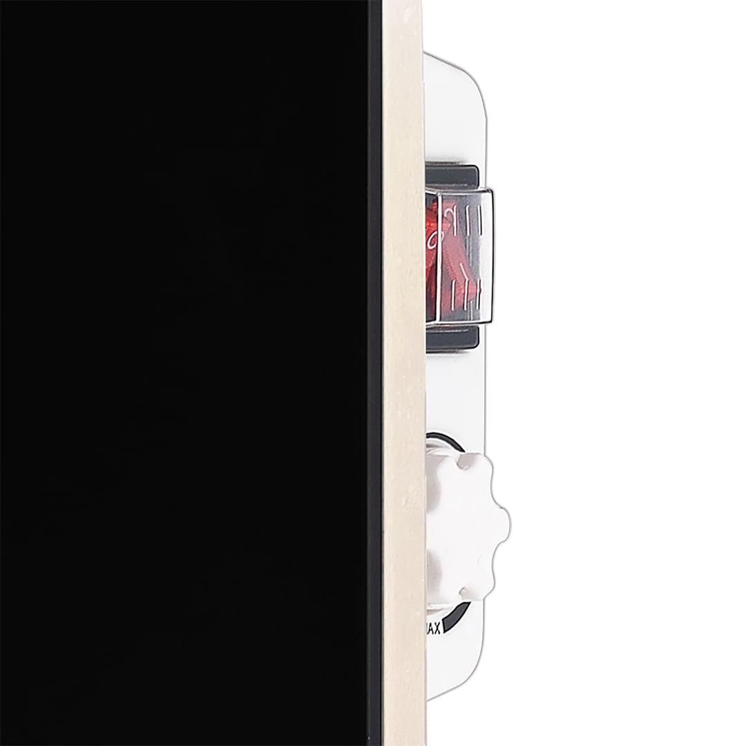 SVAN Radiador plano 1 Elemento Svan 1500 W 2 Niveles de funcionamiento Cristal negro Manual