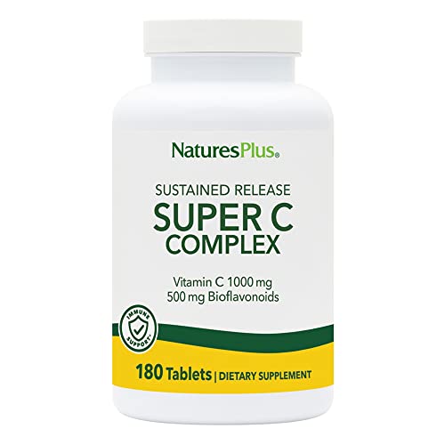 Natures Plus Super C Complex 1000mg (Vitamin C) S/R 180 Tabletten (404g)