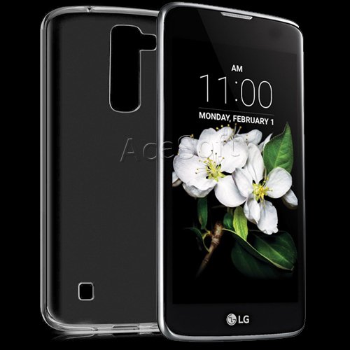 Heavy-Duty Ultra-Thin Crystal Clear Anti-Slip Durable Soft TPU Grip Back Bumper Protective Case Cover Skin Compatible with LG Tribute 5 LS675 Sprint/Boost Mobile/Virgin Mobile