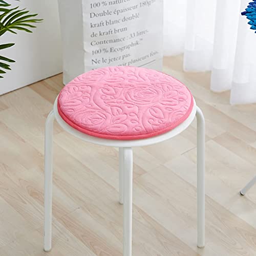 Coussin de tabouret rond avec attaches solides et revêtement stable - 3