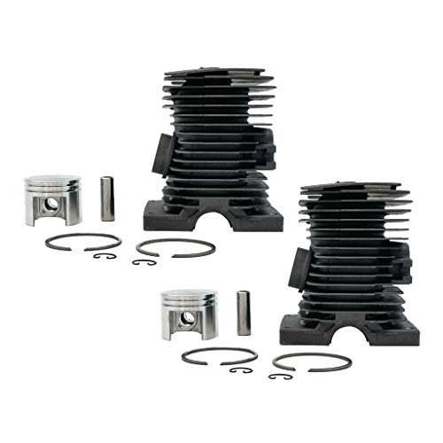 B Blesiya 2 Set ENGINE MOTOR 38MM CYLINDER PISTON CRANKSHAFT FOR STIHL MS180 018 Chainsaw