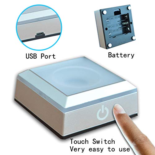 Hochance 3D Galaxy Milk Way Crystal Ball Multicolor Nightlight Decolamp,Science Astronomy Space Gifts Ideas For Boyfriends Husband Him, Universe Planet Cool Presents Fathers Kids Boys #TOP3