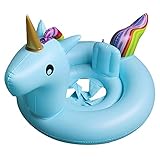 ❤ Diversión para todas las edades: monte en los flotadores de la piscina del unicornio o recuéstese sobre su cuerpo, relájese. Los mejores flotadores de piscina para vacaciones, fiestas en la piscina, viajes a la playa. El mejor regalo de cumpleaños, juguetes de regalo de verano para niños.