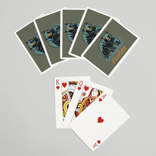 Baraja de 52 naipes Poker Florida Black Bear miniatura 7