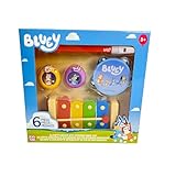 Bluey's Magic Xylophone 6 Piece Band Set - Learn to Play Instruments Music Education for Kids and Preschoolers Ages 3+