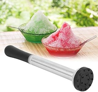 Ice Crusher,Stainless Steel Cocktail Crushed Popsicle for Smashing Various Accessories, Mixing Fresh Fruit into a Cocktail, or mashing Other Foods.