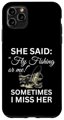 Fly Fishing Or Me Funny Angler ���p �X�}�z�P�[�X iPhone 11 Pro Max �p