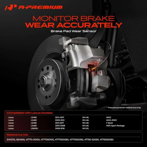 A-Premium Front and Rear Brake Pad Wear Sensors Compatible with Lexus Model by A-Premium - Used condition - Image 2