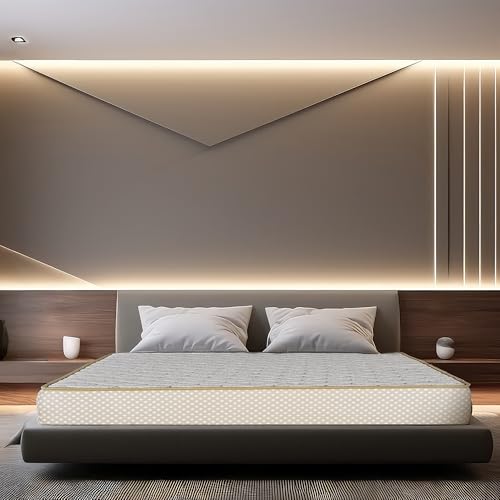 Kurlon Ortho Plus Latex Mattress | King Size 84x72x6 Inches | Natural Latex Orthopedic Spine Support | Responsive Bounce | Pressure Relief | Motion Is