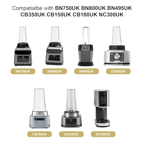 Gobelets de rechange Ninja 710ml avec couvercles pour mixeurs BN750EU BN800EU