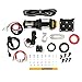 Superwinch 1140230 Black LT4000SR Winch 4,000 lbs, 12 VDC, 3/16 in x 50 ft Synthetic Rope, Sealed Solenoid, 12 ft Handheld Remote and Switch, 1.4 Hp,Holding Brake,166:1 Gear Ratio,Aluminum Hawse