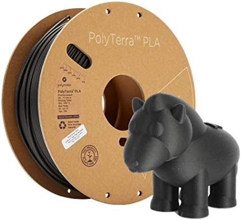 Polymaker70821 PolyTerra PLA Filament PLA 2.85mm 1000g Black (matt) 1 pc(s)