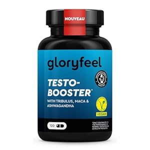 Testosterone Homme Booster Extra Hautement Dosé – Maca (20:1), Tribulus Terrestris (25:1), 500mg Fenugrec, Ginseng, Citrulline, Ashwagandha & Plus – 120 gélules véganes pour Hommes et Femmes