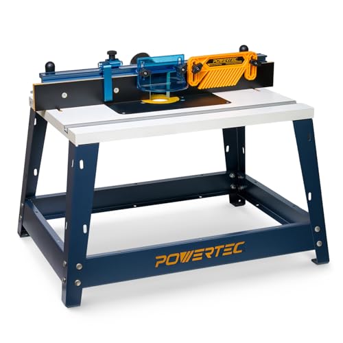 POWERTEC Benchtop Router Table with Steel Stand