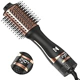 Nicebay Hair Dryer Brush, Blow Dryer Brush for Women Fast Styling, One Step Blowout Brush with Display Screen-Less Frizz, More Shine, Oval Ceramic Barrel, Negative Ion