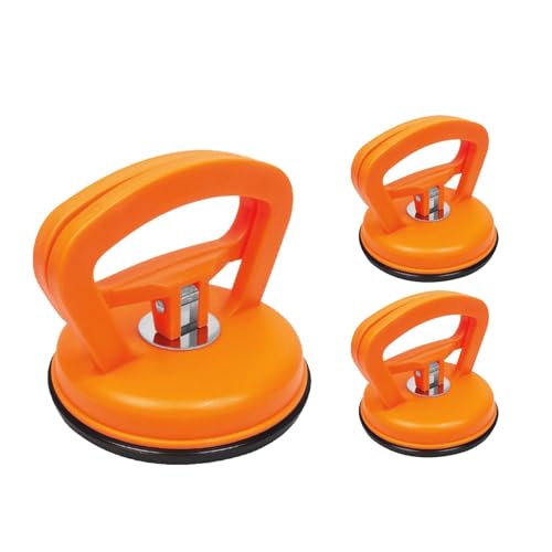 Phonojen 3pcs Heavy Duty Suction Cups, 5.7cm/11.8cm Car Dent Puller Kit, Car Dents Repair Tools, Professional Tools for Auto Body, Glass, Screen, Tile Lifting and Objects Moving