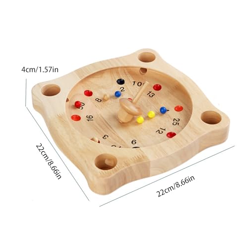 itrimaka Juego de Mesa Chino, Juegos de Madera para la Familia - Brújula de Juguetes de ajedrez de Madera,Juegos educativos Inteligentes, Juguete de interacción Entre Padres e Hijos, diversión