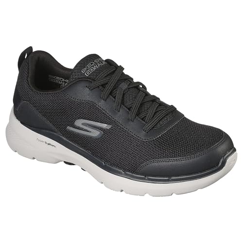 Image of Skechers Mens GO Walk 6 - Bold Knight Black Walking Shoes