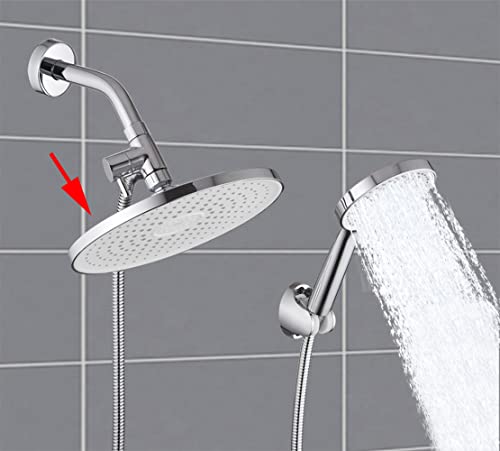 Worldwhere Shower Arm Diverter Valve For Hand Showerhead And Fixed Sprinkler,3 Way G1/2 Shower Head Diverter Valve Chrome #TOP4