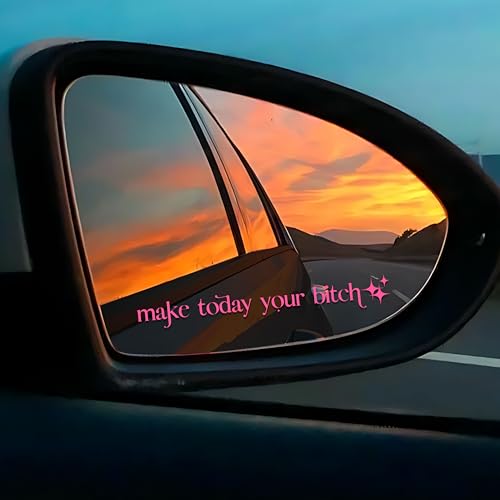 Image of Set 3Pcs Make Today Your Btch Rearview Mirror Decal