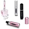 VOARGE 3pcs 5ml Parfümzerstäuber, Portable Pumpentyp Metall Nachfüllbar Parfümflasche, Parfümzerstäuber nachfüllbar…