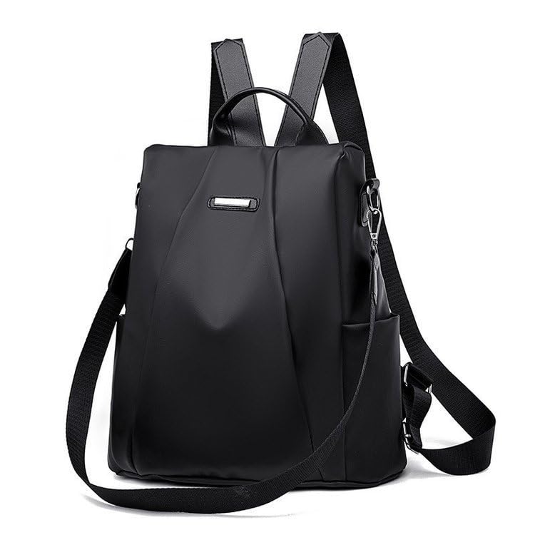 Mochila de viagem para mulheres e homens, multifuncional, leve, diária, moderna, bolsa para computador, casual, mochila de viagem, essencial, Preto, Medium, Preto