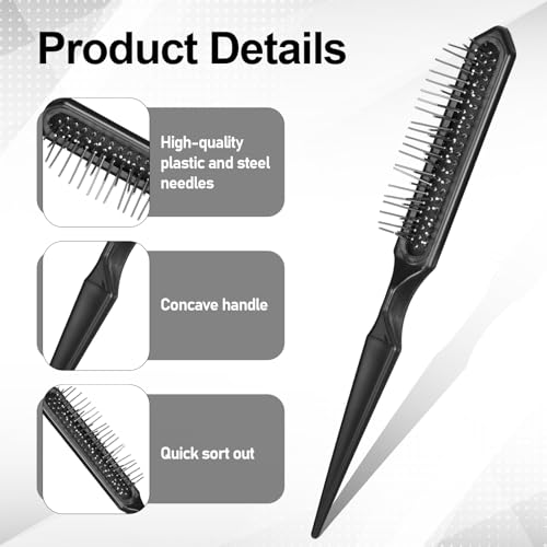Set Profesional de 2 Peines para Pelucas y Extensiones miniatura 3