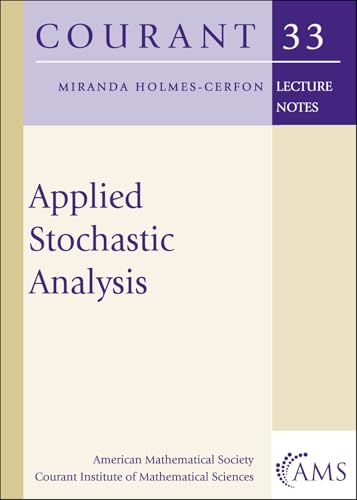 Applied Stochastic Analysis: 33 (Courant Lecture Notes, 33) view 2