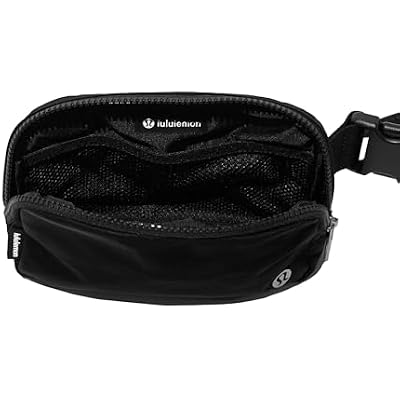 Lululemon Athletica Everywhere Belt Bag, Black, 7.5 x 5 x 2 inches