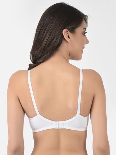 Image of Softline Women's Cotton Blend Wire-Free Non-Padded Plunge Bra Combo | Comfortable & Breathable Everyday Wear (Pack of 2)
