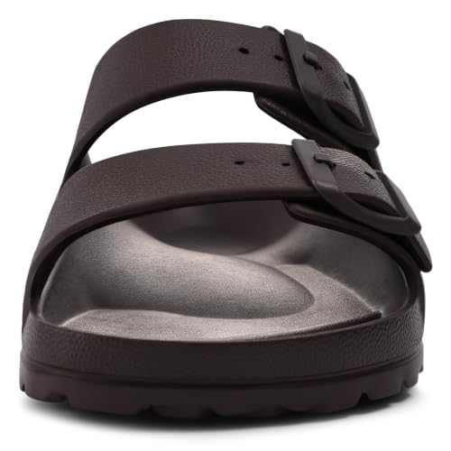 Image of KIDMI Medium Arch Support EVA Beach Sandals for Women | Women's Adjustable Buckle Straps Waterproof Pool Sandals, Comfortable Slip on Summer Slides for home and Casual Walks