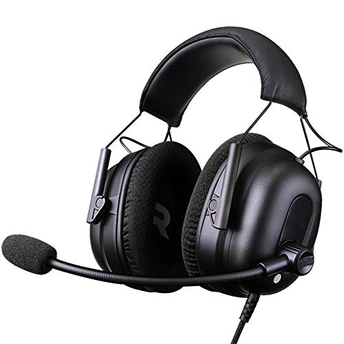 �Q�[�~���O�w�b�h�z�� XBOX PS4�R���s���[�^�̃��j�o�[�T��3.5�~�����[�g���o�[�`����7.1�T���E���h�T�E���h�Q�[�~���O�w�b�h�Z�b�g PC�p �Q�[���p ��Ɨp (Color : Black, Size : M)