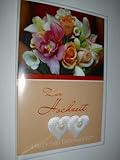 Karte = 1 Stück Hochzeitskarte Hochzeit Glückwunschkarte Grusskarte Geschenkskarte Ehe Vermählung Trauung \