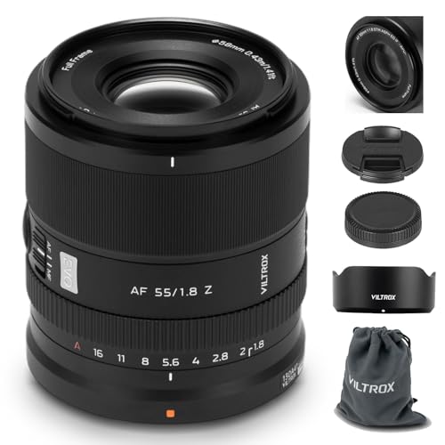 Image of VILTROX 55mm F1.8 EVO Z APO Lens for Nikon Z, Full Frame Autofocus Prime Lens for Nikon Z-Mount Cameras Z30 Z50 Z50II ZFC Z5 Z5II Z6 Z6II Z6III Z7 Z7II Z8 Z9 ZF ZR