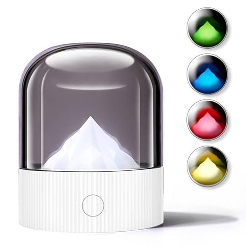 Ipalmay Lampe de nuit nostalgique de style vintage, à intensité variable, lampe de chevet LED rechargeable par USB, lampe de chevet romantique de Noël Cover