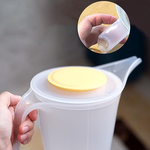 Jarra medidora plástica 1500 ml con tapa y filtro miniatura 3