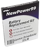 NP99sp NewPower99 Battery Replacement Kit with Battery, Video Instructions and Tools for Garmin DriveAssist 51LM