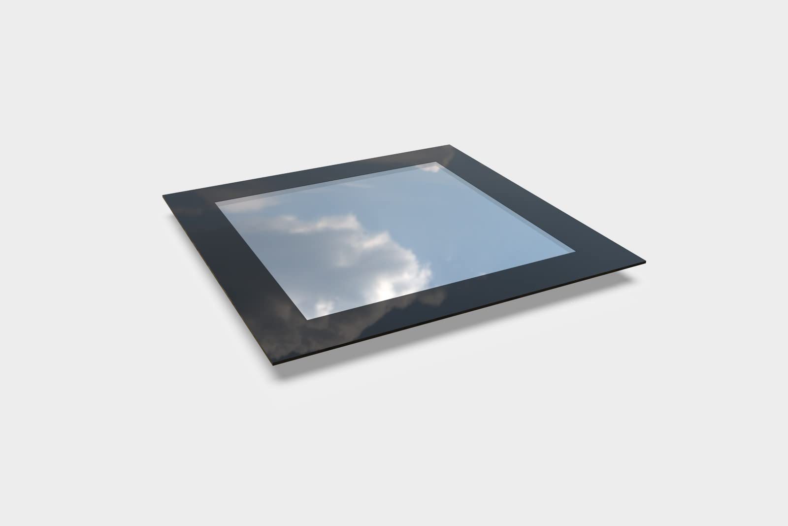 Skylight 600 x 600 mm Triple Glazed Rooflight Window Toughened Glass