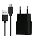 Produktbild MyGadget Micro USB Ladegerät - 1x Netzteil (2A/5V) & 1x Kabel (1m) - Smartphone Ladekabel für Android, Samsung (u.a. S6 / S7), HTC, Sony, Nexus in Schwarz