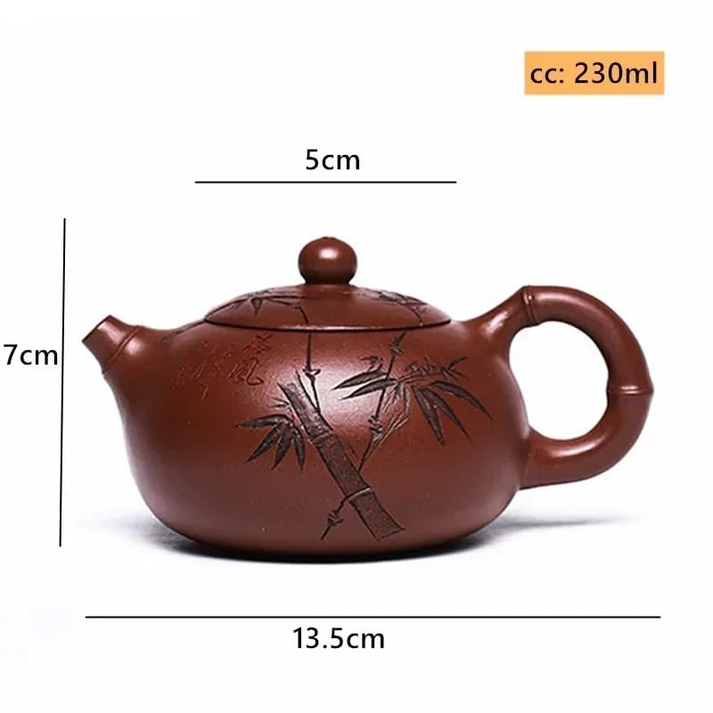 Chiński czajniczek do herbaty ziołowej z fioletowym filtrem piaskowym, wygodny zestaw do herbaty w podróży, domowy czajniczek retro o dużej pojemności, chińskie akcesoria do ceremonii parzenia herba