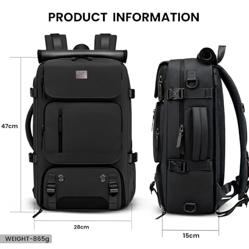 Image of REDHORNS Multifunctional 3-In-1 Anti-Theft Handbag /Multi-Purpose Cross body Bag, 16-Inch Business Laptop with USB port, Unisex 30L Water-Resistant Bag, fits for Camping, Outdoor, Travel