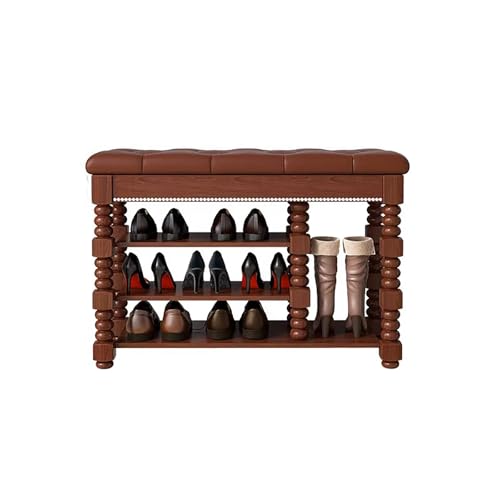 Banc d'entrée peu encombrant pour organiser et ranger les chaussures de la maison