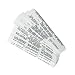 No Shine Bonding Double Sided Tape Walker 1/2" x 3" Straight Strip 36 Pieces Per Bag