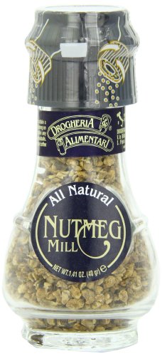 Drogheria & Alimentari All Natural Spice Grinder Nutmeg, 1.41-Ounce Jars (Pack of 3)