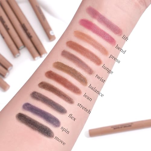 Image of SUAKE Plump Matt Lipstick Lipliner Pencil Pack,Waterproof Crayon with Silicone Smudger for Define Contours & Sculpting Lip, Longwear Moisture Smooth Creamy Formula for Lip Makeup-02 Wine