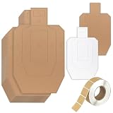 KIMSOFUNNY Official Shooting Targets, 40PCS Cardboard and 2000PCS Target Pasters, 30 * 18 inch Tactical Range Shooting Targets for the Range, Cardboard for Practice