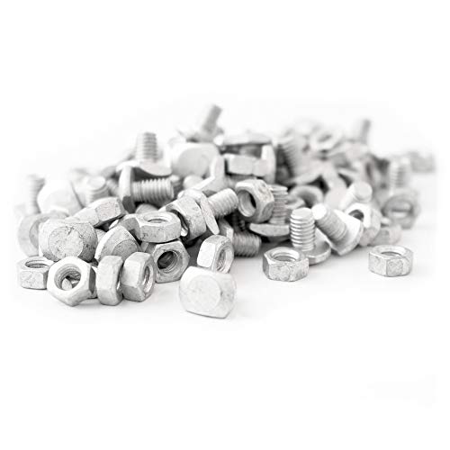 Zelsius - Viti per serra (50 pezzi) con dadi, in