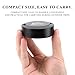 inkostudio Threaded Design for Better Sealing,for ZYN Nicotine Pouches, Metal Zyn Container,Snus Can,Zyn Metal Can,Zyn Holder,Aluminum CNC Snuff Box,3 Layers,dip,tin,Dispenser,Gift for Him (Black)