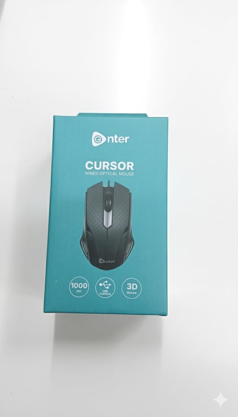 USB Wired Optical Mouse, Computer Cursor Control Device-image-5